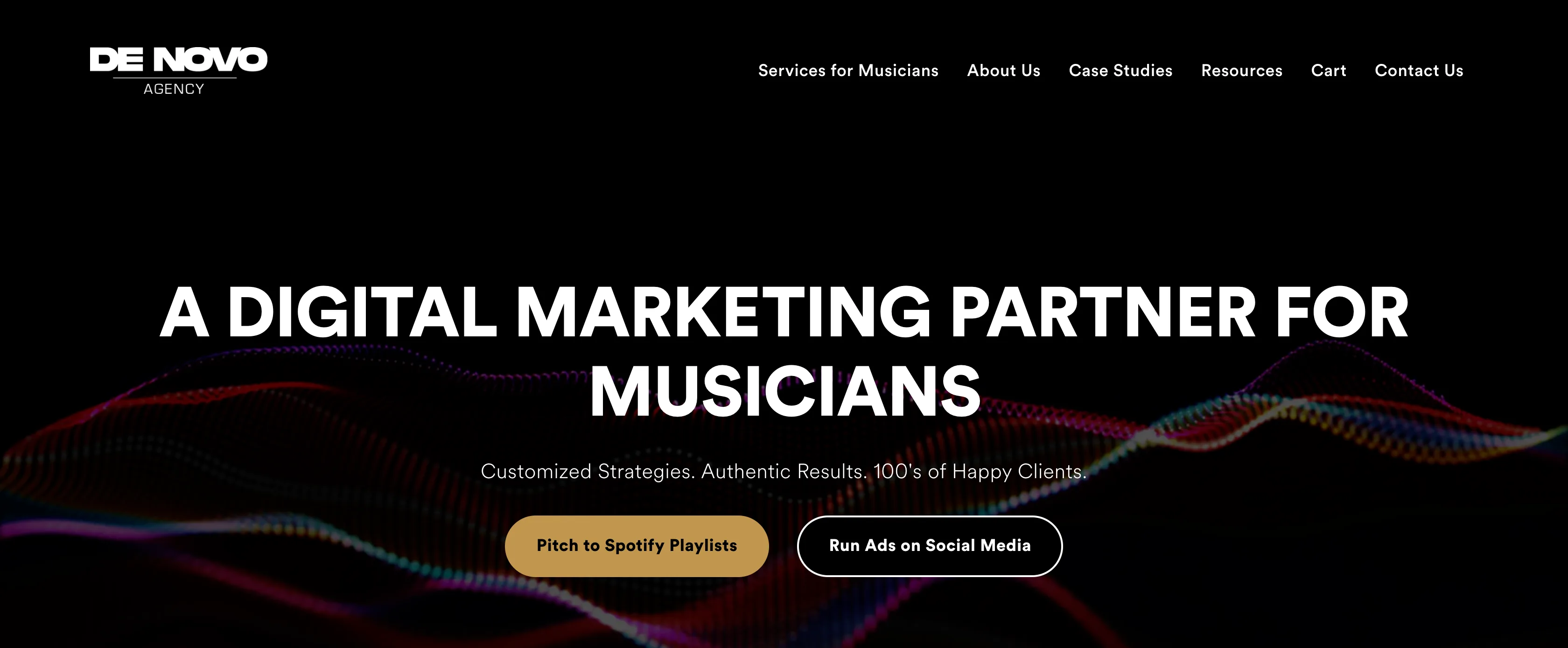De Novo Agency Shopify store