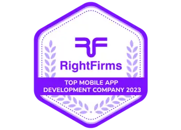Right Firms Top Mobile App Development Company badge
